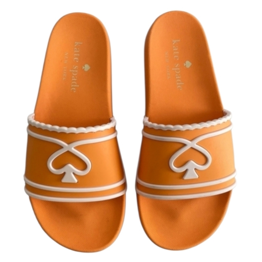 Kate Spade ♠️ Brigitte pool slides - Sunset Blaze